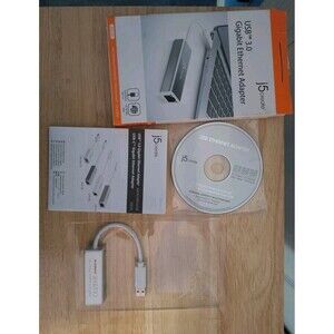 j5create USB 3.0 Gigabit Ethernet Adapter -Open box never used - JUE130